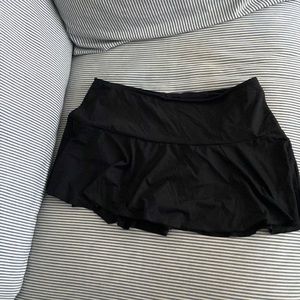 Lands End Black Swim Skirt